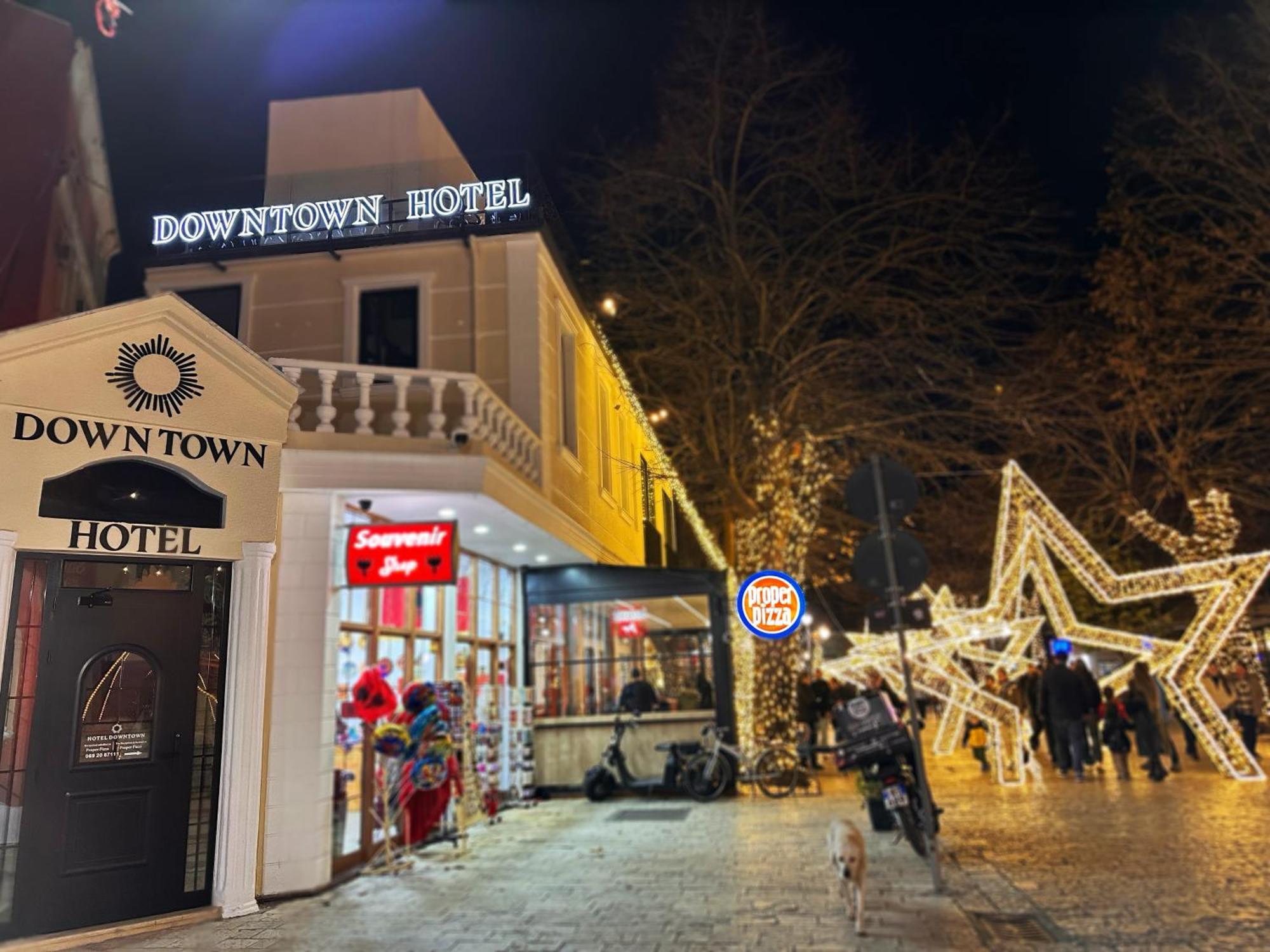 Downtown Hotel Shkodër Exteriör bild